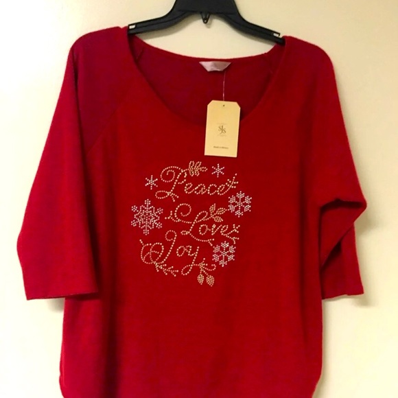 SJS Woman's Christmas Sweater - Picture 1 of 4
